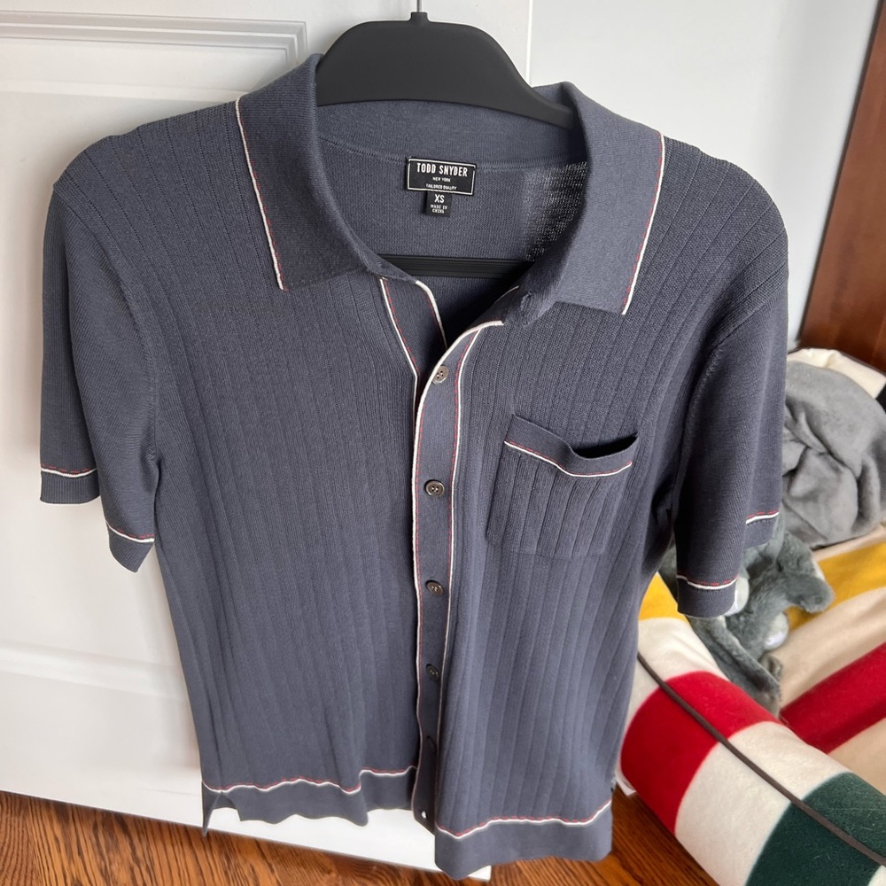 Todd Snyder Navy Polo Shirt